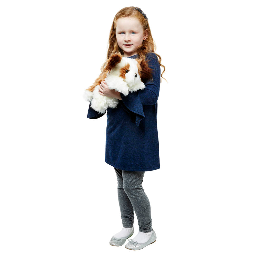 Brown & White Dog Full-Bodied Animal Puppet — View 2 by The Puppet Company