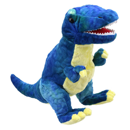 Blue Baby T-Rex Hand Puppet by The Puppet Company
