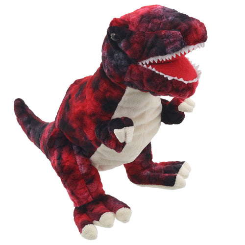 Red Baby T-Rex Hand Puppet by The Puppet Company