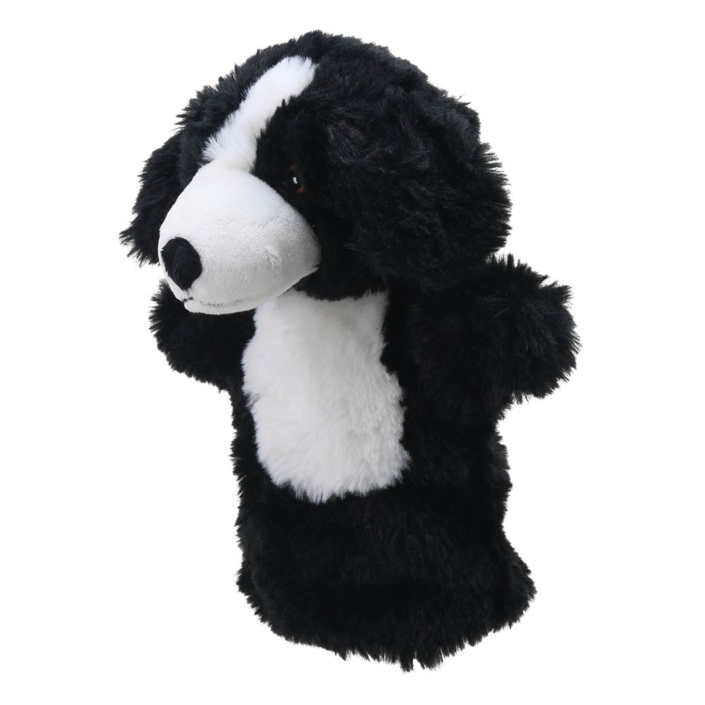 Border Collie ECO Animal Puppet Buddy — View 2 by The Puppet Company