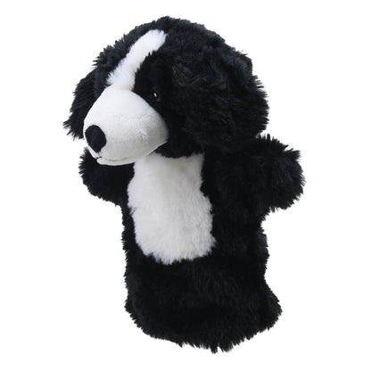 Border Collie ECO Animal Puppet Buddy — View 2 by The Puppet Company