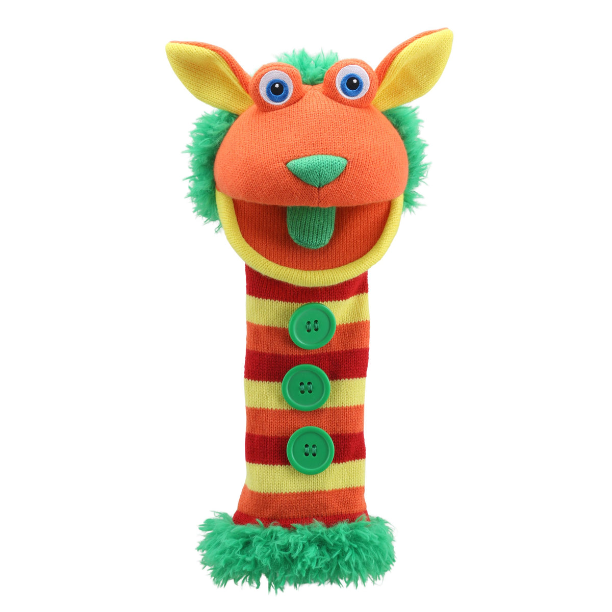 Buttons ECO Knitted Hand Puppet by The Puppet Company