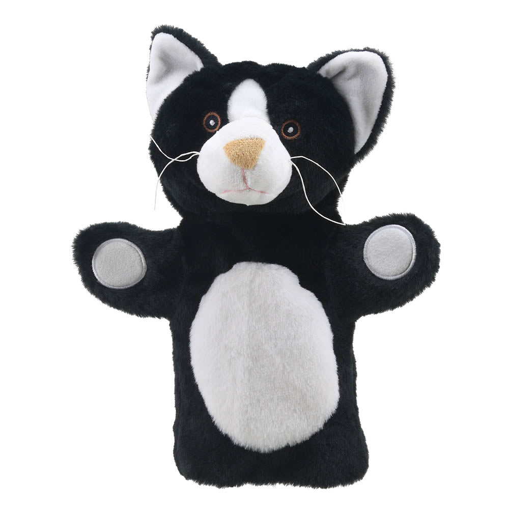Black & White Cat ECO Animal Puppet Buddy by The Puppet Company