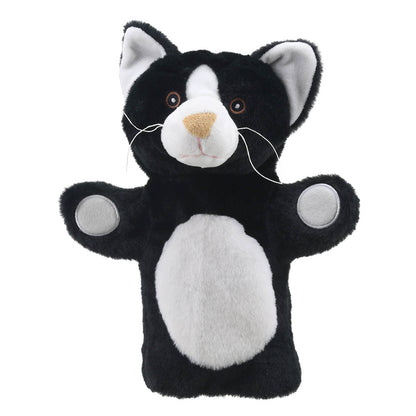 Black & White Cat ECO Animal Puppet Buddy by The Puppet Company