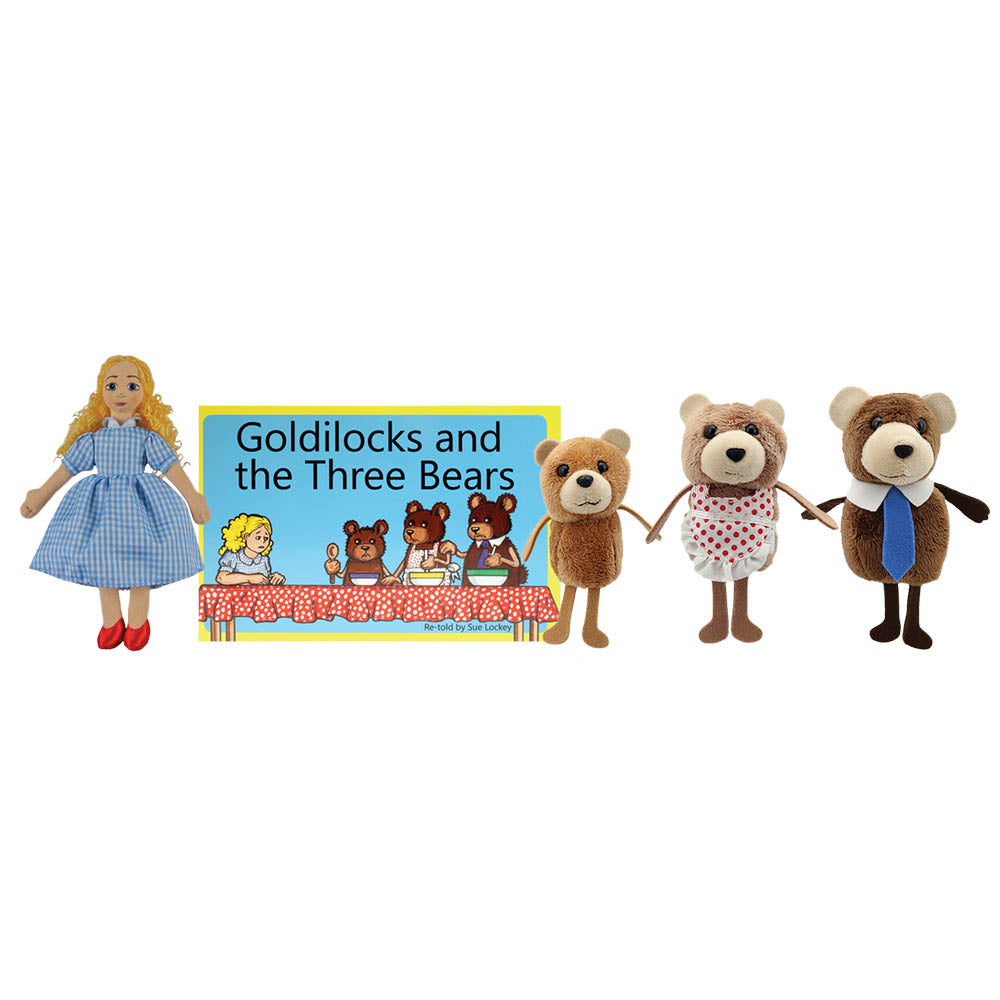 The Puppet Company - Traditional Story Sets - Goldilocks & The Three Bears (PC007902)
