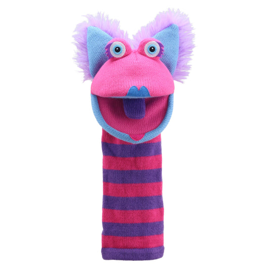 Kitty ECO Knitted Hand Puppet by The Puppet Company