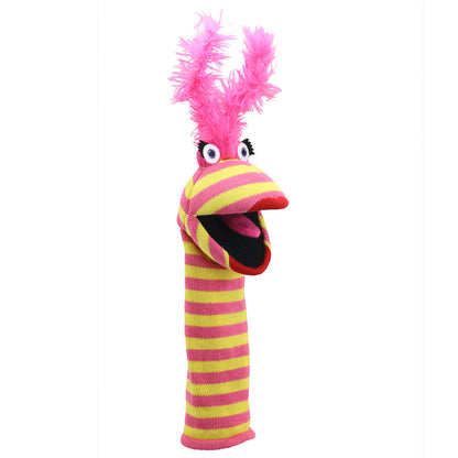 Lipstick ECO Knitted Hand Puppet — View 5 by The Puppet Company