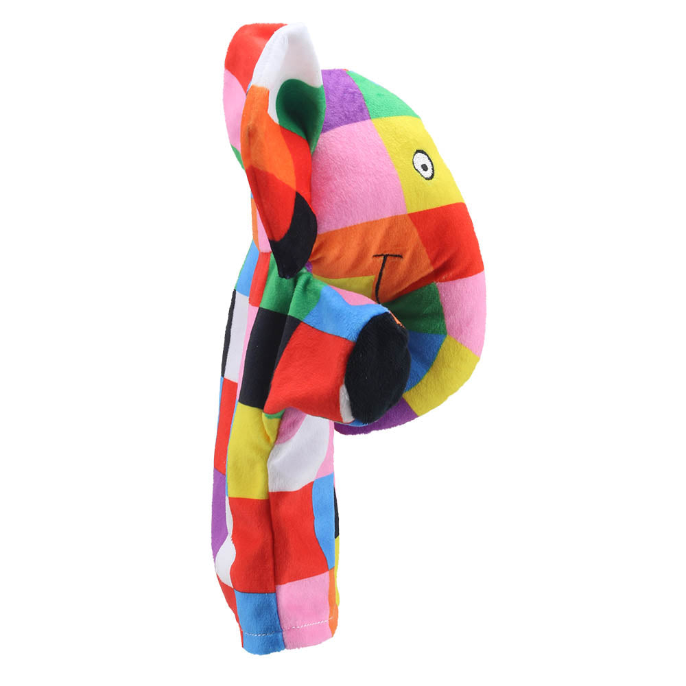 My First Elmer the Elephant hand puppet – The Puppet Company PC905002 imaginative play for toddlers