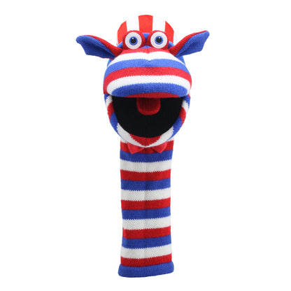 Sammy ECO Knitted Hand Puppet by The Puppet Company