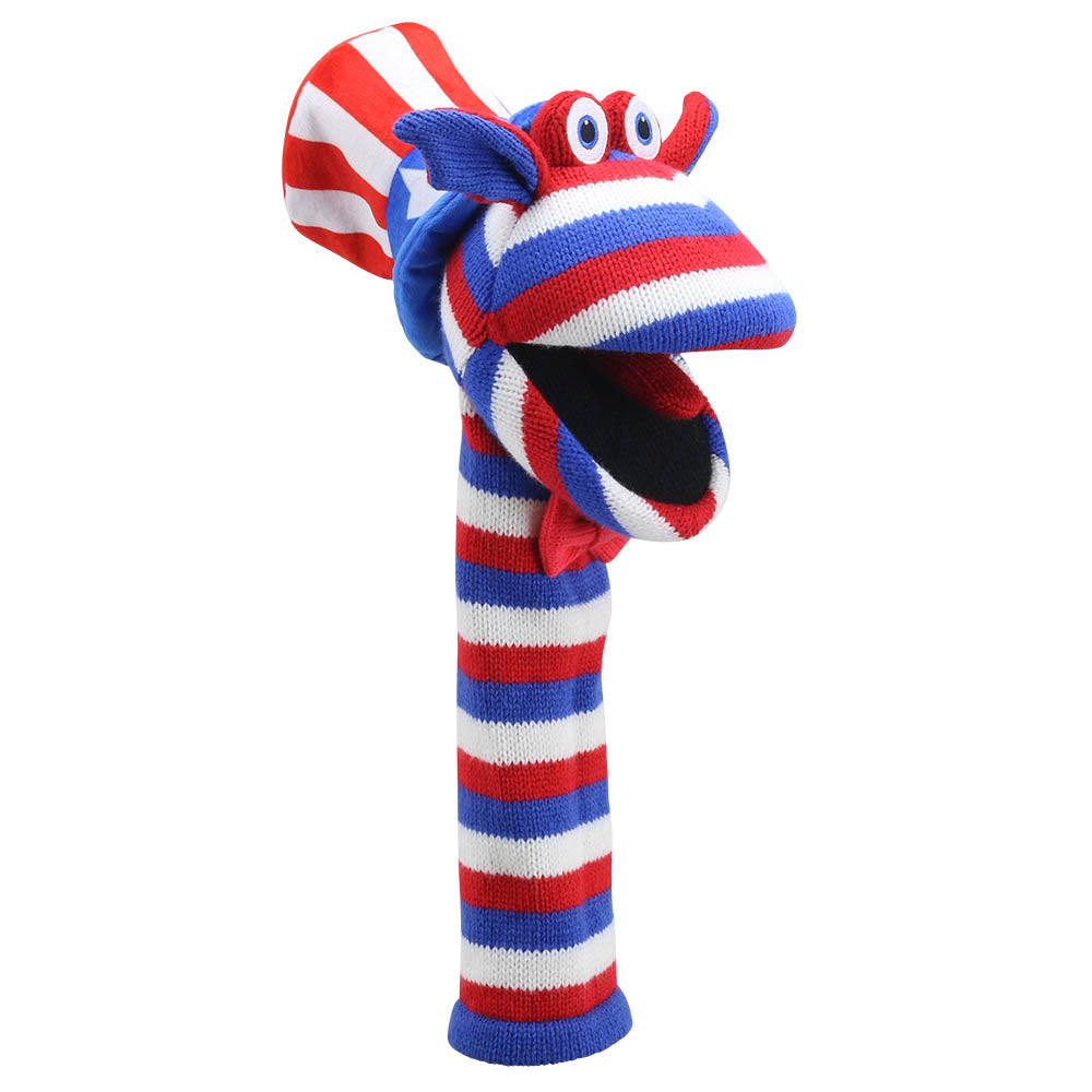 Sammy ECO Knitted Hand Puppet — View 5 by The Puppet Company