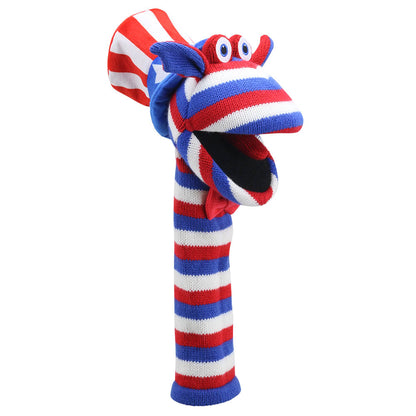 Sammy ECO Knitted Hand Puppet — View 5 by The Puppet Company