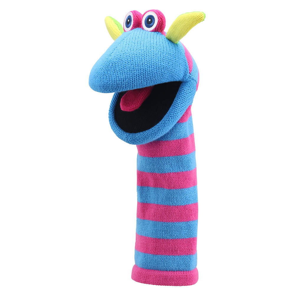 Scorch ECO Knitted Hand Puppet — View 2 by The Puppet Company