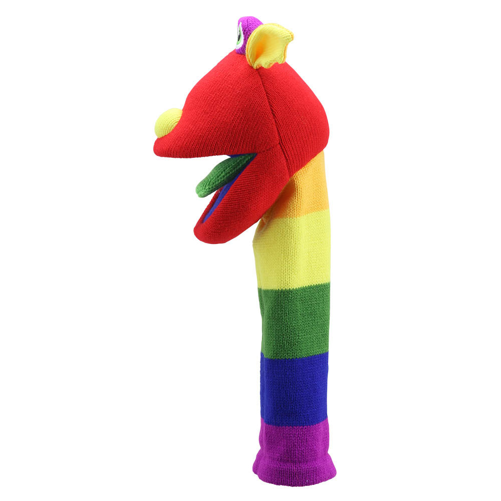 Sunny ECO Knitted Hand Puppet — View 3 by The Puppet Company