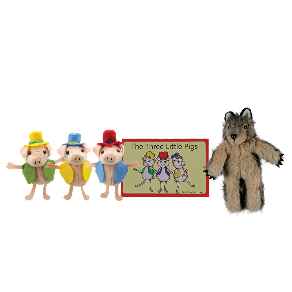 The Puppet Company - Traditional Story Sets - The Three Little Pigs (PC007909)