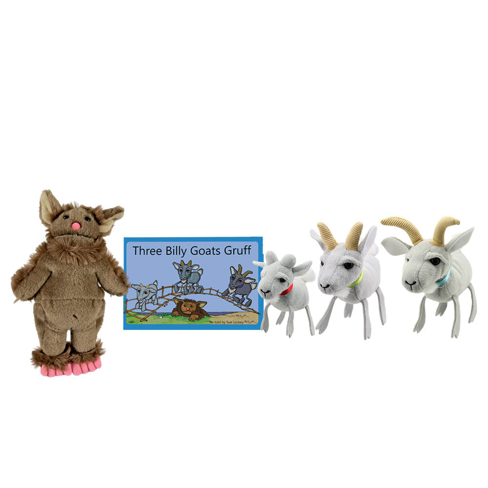 The Puppet Company - Traditional Story Sets - Three Billy Goats Gruff (PC007908)