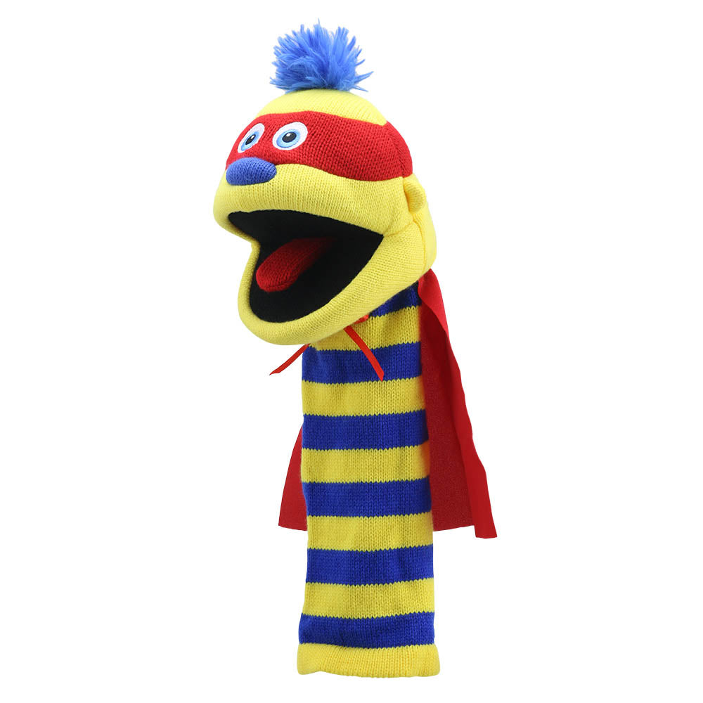 Zap ECO Knitted Hand Puppet — View 2 by The Puppet Company